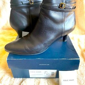 Cole Haan Black Leather Boots